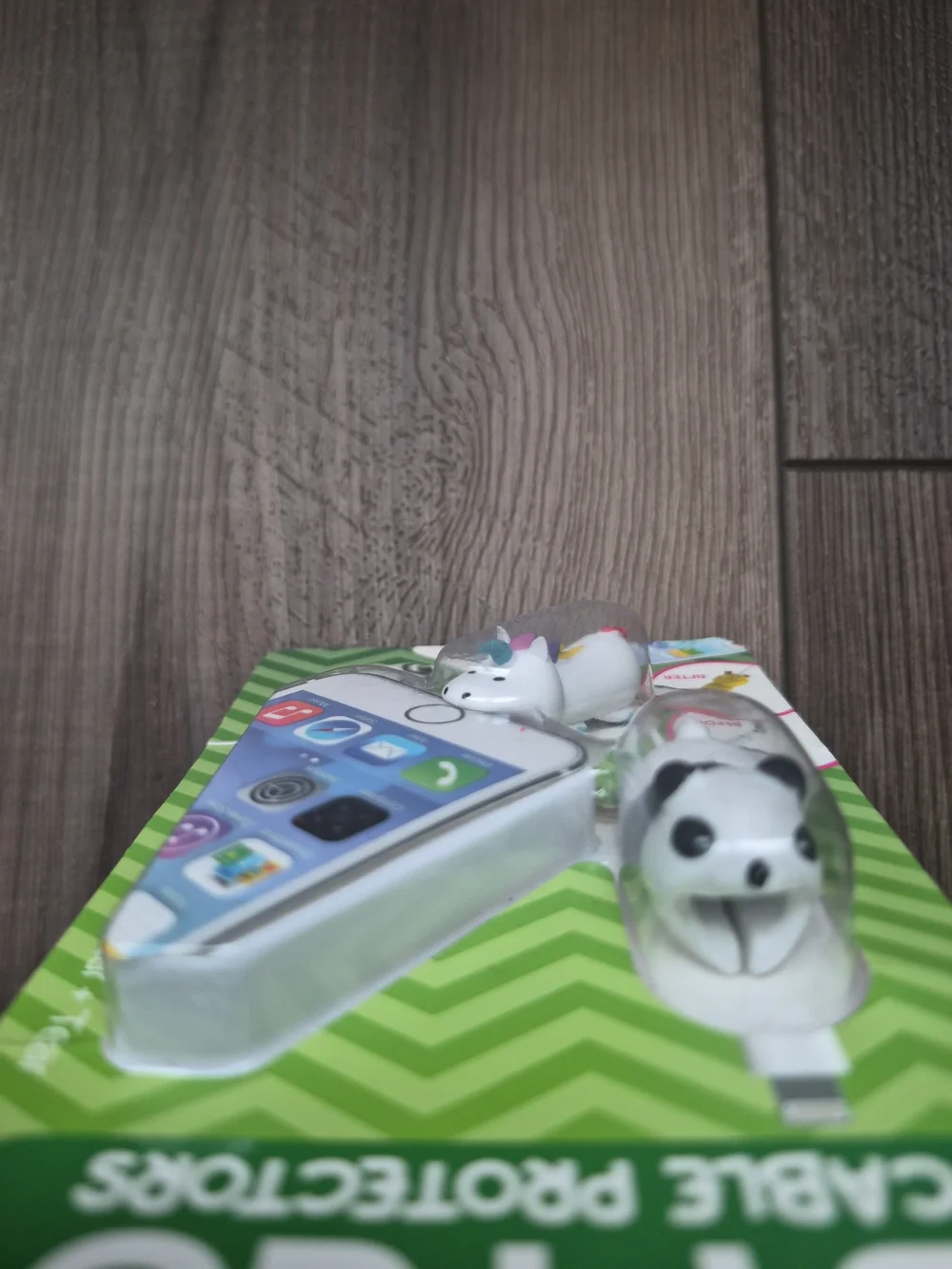 Tzumi Cord Bytes Cable Protectors - White Panda & White Unicorn